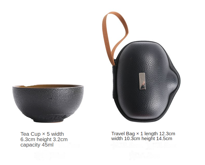 Portable Travel Tea Set - Serves 5