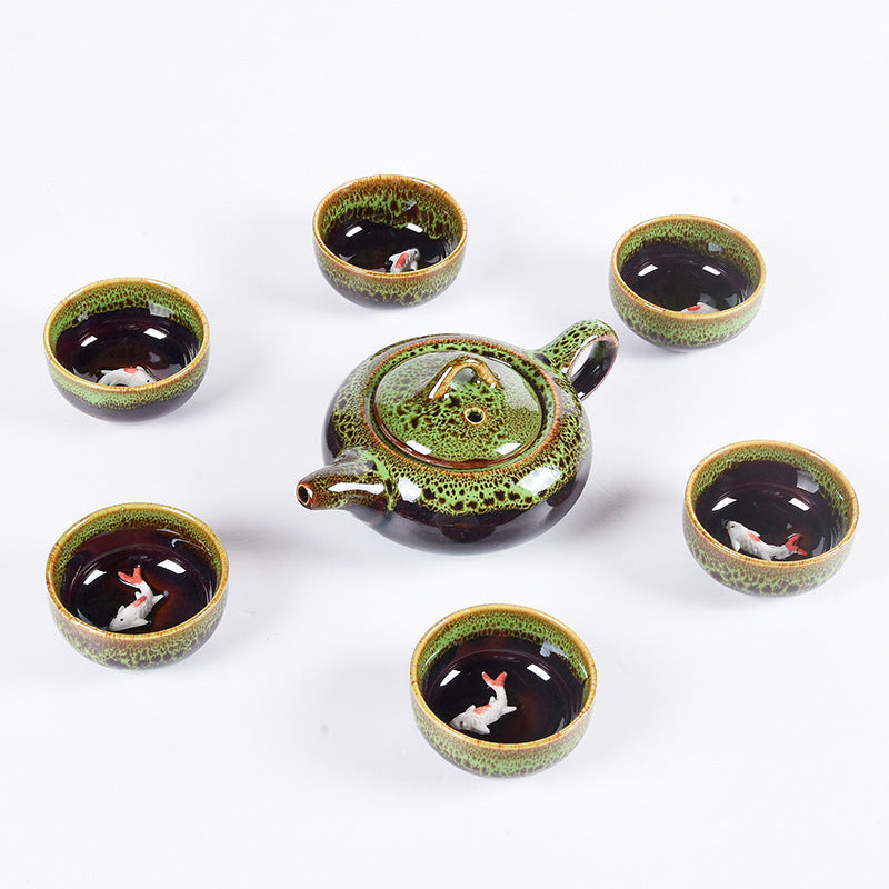 Gift tea set, add Yuyao to tea set