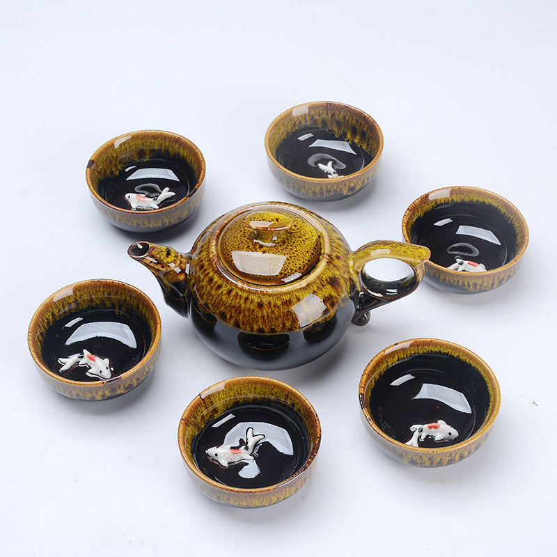 Gift tea set, add Yuyao to tea set