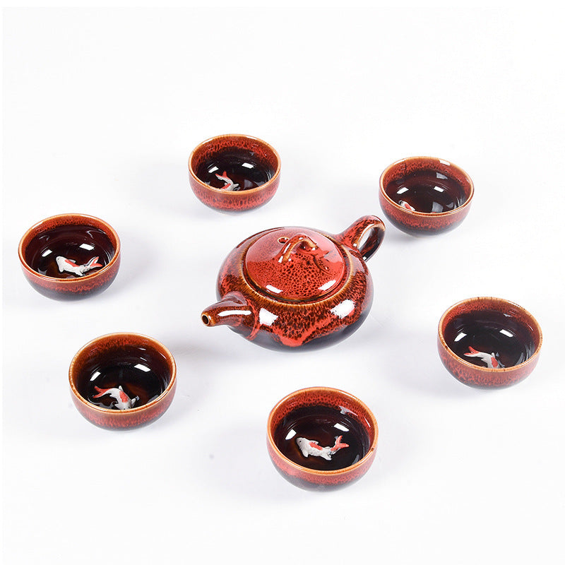 Gift tea set, add Yuyao to tea set