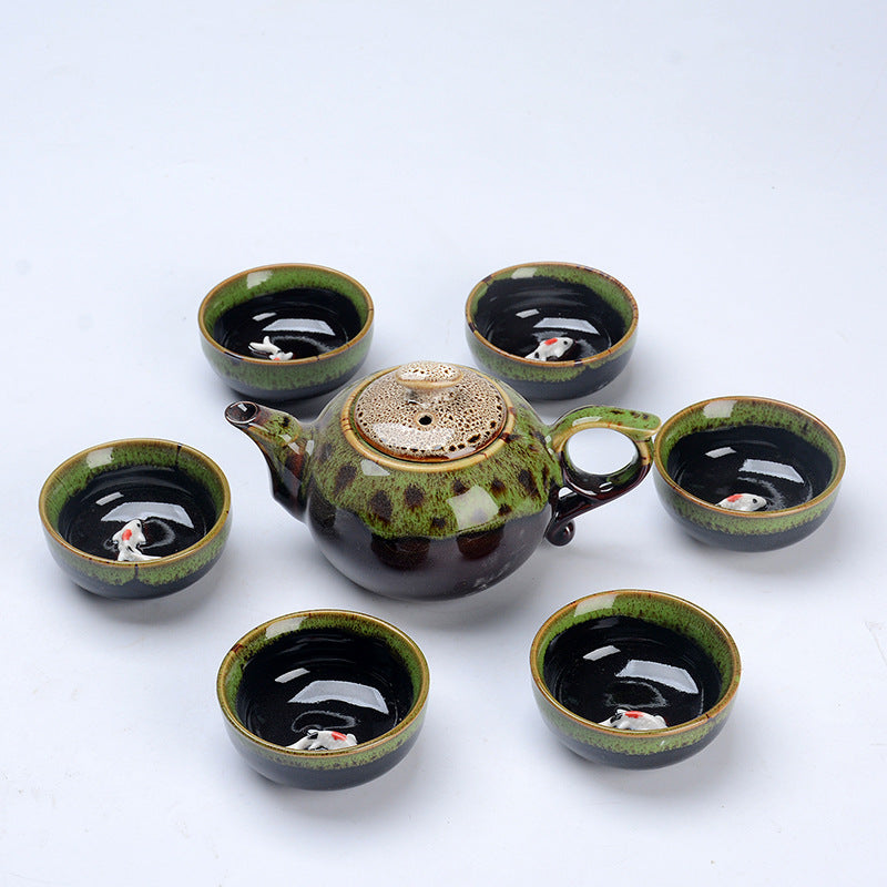 Gift tea set, add Yuyao to tea set