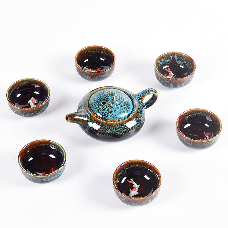 Gift tea set, add Yuyao to tea set