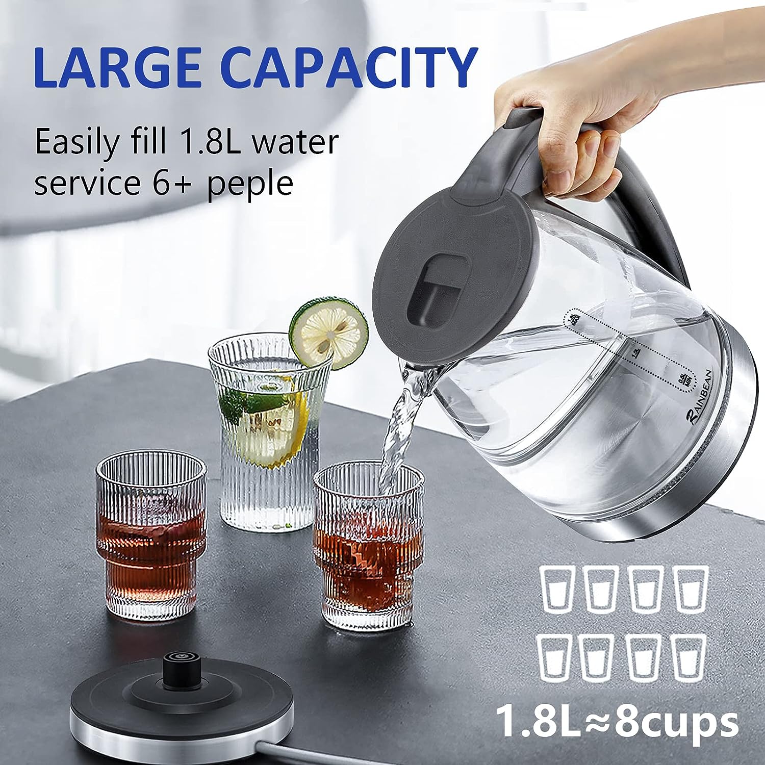 Electric Tea Kettle - 1.8 L